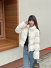 ONLY2025冬季新款抗靜電泡芙褶皺立領(lǐng)面包服羽絨服女|125423015 A06太古白色 M 曬單實(shí)拍圖