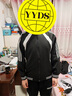 ZOCI新款班服三件套學(xué)院風(fēng)黑白棒球服外套小學(xué)初高中生運動(dòng)會(huì )校服套裝 三件套【外套+短 袖+褲子】 2XL 曬單實(shí)拍圖