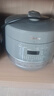 美的（Midea）【國家補貼】0涂層精鋼厚釜電壓力鍋5L雙膽全自動智能預(yù)約家用煲湯煮飯電飯煲C5856G高壓鍋4-6人 曬單實拍圖