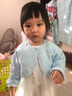 巴拉巴拉女童連衣裙兒童裙子兩件套寶寶公主裙甜美可愛清新文藝萌 粉藍(lán)80004 100 曬單實(shí)拍圖