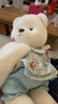 莉娜熊（TeddyTales）公仔娃娃玩偶娃衣替換裝服裝 粉色獨角獸 適用30cm（不含崽） 曬單實(shí)拍圖