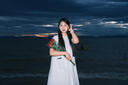 沐霓梨形天菜baby藍(lán)2025年夏季新款裙子女中長(zhǎng)款短袖抽繩蛋糕連衣裙 顯瘦氣質(zhì)長(zhǎng)裙淺藍(lán)色L105-115斤 曬單實(shí)拍圖