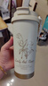 WINTERPALACE保溫杯咖啡杯子高顏值男女士密封吸管水杯便攜隨行杯伴手禮刻字 鈴蘭花-316不銹鋼內(nèi)膽 500ml 曬單實拍圖