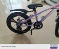 鳳凰山地自行車(chē)男女變速山地車(chē)碟剎青少年兒童自行車(chē)學(xué)生單車(chē) 星際 粉紫【變速+三刀輪】 20寸【適合125-160cm】 曬單實(shí)拍圖