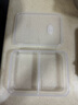 佳立方冰箱專(zhuān)用收納盒食品級冷凍分裝盒備菜保鮮盒可加熱透明兩分格2個(gè) 曬單實(shí)拍圖