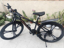 鳳凰官方旗艦店山地自行車(chē)男女士變速單車(chē)青少年學(xué)生越野公路賽車(chē)途瑞 鋁架【三刀/油碟剎】消光黑 27.5寸【適合170-195cm】 30速 曬單實(shí)拍圖