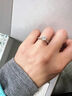 秘藍(lán)正品一克拉莫桑石鉆戒女純銀鉑金結(jié)婚求婚培育鉆石戒指情人節(jié)禮物 主鉆1克拉【莫桑鉆】 港碼9號(hào) 曬單實(shí)拍圖