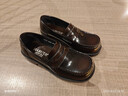 HARUTAHaruta4900日系學(xué)生中粗跟圓頭英倫風(fēng)單鞋小皮鞋JK制服鞋樂(lè )福鞋女 棕色 35 曬單實(shí)拍圖