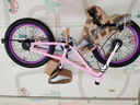 優(yōu)貝（RoyalBaby）兒童自行車5-9歲男女學(xué)生通勤鎂合金單車月亮系列 宇航員18寸粉色 曬單實(shí)拍圖