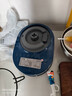 摩飛電器（Morphyrichards）低音破壁機 家用加熱豆漿機 多功能預約定時(shí)榨汁攪拌機果汁機 雙層隔音嬰兒輔食機MR8202PLUS版藍 曬單實(shí)拍圖