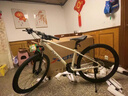 xds25款黑客700山地車自行車成人24速27.5大輪油碟騎行健身代步通勤 冷黃/灰【贈(zèng)騎行禮包】 17寸|推薦身高175-185cm 曬單實(shí)拍圖