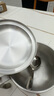 三四鋼 帶蓋泡面碗304不銹鋼飯盒上班族學生打飯宿舍食堂快餐杯便當碗 【柏林經(jīng)典泡面碗1個1100ML】 曬單實拍圖