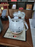 益茶福全自動上水電熱水壺底部上水嵌入式茶臺功夫茶燒水壺飲水燒水一體機(jī)抽水玻璃煮茶壺保溫泡茶壺 SQ-008金色玻璃套裝 1L 曬單實(shí)拍圖