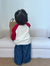幼歌（YOUGE）嬰幼兒秋季新款柔軟直筒復(fù)古牛仔褲女寶寶舒適休閑長(zhǎng)褲 牛仔藍(lán) 73 cm 曬單實(shí)拍圖