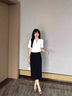 Khwfjas國際一線(xiàn)品牌半身裙女秋季新款高腰顯瘦包臀裙開(kāi)叉一步裙子 黑色 L （105-115斤） 曬單實(shí)拍圖