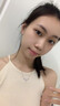 中國珠寶穗穗平安純銀項鏈女2025新款鎖骨鏈輕奢高級感吊墜生日禮物送女友 曬單實拍圖