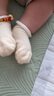 babycare嬰兒襪子薄款棉襪新生兒寶寶兒童襪夏季 薄荷熊熊3雙 M 曬單實拍圖