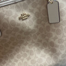 蔻馳（COACH）【官方授權(quán)店】奢侈品女包City33大號(hào)托特包單肩手提包送女友禮物 CV976IMXDM淺卡其色 曬單實(shí)拍圖