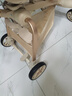 semmook遛娃神器嬰兒推車(chē)0-6歲用折疊可坐可躺帶減震雙向高景觀溜娃車(chē) 香檳金皮蓬【雙餐盤(pán)】 曬單實(shí)拍圖