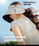 蕉下（beneunder）燈罩帽大帽檐遮陽(yáng)帽女黑膠防曬帽全臉遮陽(yáng)空頂帽太陽(yáng)帽BM563灰 曬單實(shí)拍圖