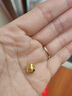 中國黃金（CHINA GOLD）貓眼金珠黃金轉運珠男女款足金diy小配件配飾串珠散珠情人節禮物 【1顆裝約0.1g】貓眼金珠約0.1g-4mm【紀念品】 曬單實(shí)拍圖