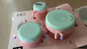babycare兒童餐具輔食碗注水保溫碗不銹鋼叉勺寶寶吃飯喝水?huà)雰褐軞q禮盒粉 曬單實(shí)拍圖