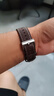 CangHua 適用華為手表watch5真皮表帶gt4/gt5/pro/watch4/3pro/gt3運(yùn)動(dòng)表帶new腕帶男46/48表盤【棕色】 曬單實(shí)拍圖