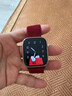 適用蘋(píng)果S11手表表帶S10尼龍編織applewatch9磁吸扣高級腕帶 酒紅色（金屬扣） 適用iwatch S6/5/4/SE【40mm】 曬單實(shí)拍圖