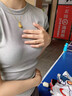 老鳳祥葫蘆黃金吊墜女福祿葫蘆足金項鏈鎖骨鏈結婚告白生日禮物送女友 葫蘆吊墜  約1.9g【贈銀鏈*品牌禮盒】 曬單實(shí)拍圖