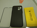 奶小鴨 適用蘋(píng)果13手機殼 iphone13保護套鏡頭全包超薄透明磨砂防摔軟殼男女款 深空黑 曬單實(shí)拍圖