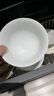 陶溪川 CERAMIC ART AVENUE景德鎮陶瓷餐具家用簡(jiǎn)約純白中國色吃飯碗盤(pán)魚(yú)盤(pán)菜盤(pán)湯鍋瓷器單個(gè) 暮雪-6英寸面碗 1個(gè) 曬單實(shí)拍圖