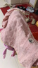 LELE JOVE北歐風(fēng)女童甜美蕾絲圓領(lǐng)衫春秋款女寶寶泡泡袖公主襯衫長(cháng)袖上衣 霧光粉 110 曬單實(shí)拍圖