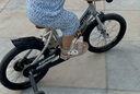 鑫旺彤（XINWANGTONG）【折疊】?jì)和孕熊?chē)3-6-7-10歲男女童小孩山地單車(chē)輕便學(xué)生童車(chē) 星光銀 【靜音輔助輪+折疊+禮包】 16寸適合5-8歲【身高105-125CM】 曬單實(shí)拍圖