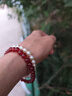 世福星8A級正品紅瑪瑙手串水晶瑪瑙手鏈女款紅色轉運本命年女士七夕禮物 8A收藏級臻品紅瑪瑙-6MM 附證書(shū) 曬單實(shí)拍圖