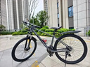 喜德盛山地自行車(chē)黑客700鋁合金車(chē)架24速變速油壓碟剎運動(dòng)健身休閑單車(chē) 灰/黑 17寸 曬單實(shí)拍圖