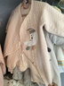 babylove新生兒保暖連體衣秋冬季薄夾棉哈衣爬爬服初生兒寶寶加厚嬰兒衣服 曬單實(shí)拍圖