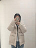 高梵黑金鵝絨服女王5.0五格25年新款女士泡芙冬季羽絨服 鉑金5號 S 曬單實(shí)拍圖