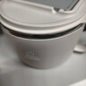 京東京造 泡面碗 上班族304不銹鋼飯盒小學(xué)生雙層防燙1.3L白色 配筷勺 曬單實拍圖