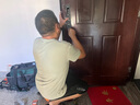 龍霆智能門鎖密碼鎖入戶門人臉識別電子門鎖智能鎖指紋鎖電子鎖A3F 曬單實拍圖