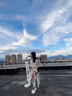 CAMILA KSENIA小白鞋女士2025新款夏季踩屎感增高軟底防滑運動鞋百搭休閑板鞋子 卡其色 36 曬單實拍圖