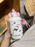三麗鷗（SANRIO）保溫杯學(xué)生高顏值吸管水杯便攜女款生日禮物閨蜜316內膽隨行杯子 hellokitty560ml（S禮盒裝） 曬單實(shí)拍圖