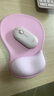 KPTE鼠標墊【人體工學(xué)護腕】漸變鼠標護手腕托滑鼠墊子女生硅膠防滑 【藕粉】 曬單實(shí)拍圖