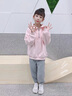 G.DUCKKIDS女童褲子春秋款2025新款洋氣兒童秋裝休閑褲寬松運(yùn)動(dòng)褲小女孩長褲 灰色 130 cm 曬單實(shí)拍圖