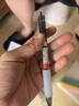 得力（deli）連中三元按動(dòng)中性筆 0.5mmST筆頭速干考試筆學(xué)生刷題筆 考試專(zhuān)用黑色4支/盒 S01-KS 曬單實(shí)拍圖