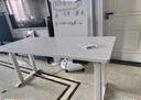 MATTE MAISA電動(dòng)升降桌腿家用臥室電腦桌書(shū)桌實(shí)木雙人大尺寸站立式工作臺桌子 暖白色桌面+白架[升級四腿入戶(hù)包 桌面尺寸:180*70*0 曬單實(shí)拍圖