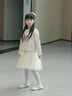 G.DUCKKIDS小黃鴨女童連衣裙秋裝2025新款洋氣兒童小香風(fēng)公主裙外套女孩裙子 粉色 120 建議5~6歲【110-120cm】cm 曬單實(shí)拍圖