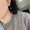妃奧絨【撤柜精品】復古假兩件針織開(kāi)衫春秋季氣質(zhì)圓領(lǐng)寬松洋氣毛衣外套 灰藍（現貨） S 曬單實(shí)拍圖
