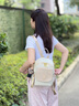 古梵緹（GUFANTI）雙肩包女2025新款 小背包韓版百搭通勤包情人節(jié)七夕禮物送女友 杏色+兔子掛件 曬單實(shí)拍圖