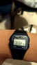卡西歐（CASIO）小方塊簡(jiǎn)約復(fù)古防水電子學(xué)生表男女手表情人節(jié)禮物 F-91W-1 曬單實(shí)拍圖