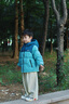 巴拉巴拉balaOne童裝兒童羽絨服男女童厚外套冬季2025新款親子裝 藍(lán)色調(diào)00388-白鴨絨 120 （充絨量84g） 曬單實(shí)拍圖